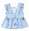 Haut Lina Bleu Azur