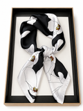Écharpe Soraya Noir & Blanc